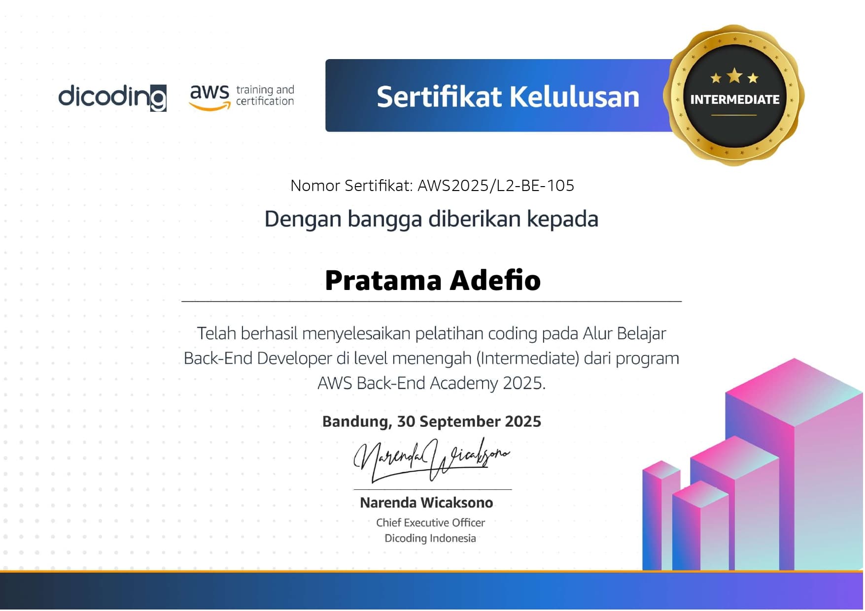 AWS Back-End Academy 2025